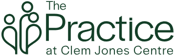 The Practice at Clem Jones Centre Logo